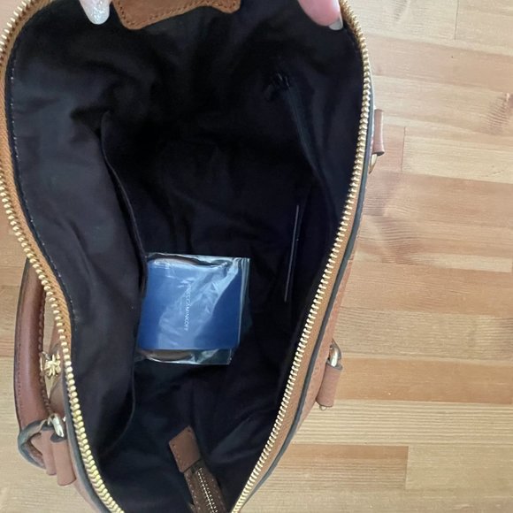 Like New Rebecca Minkoff Brown Leather Convertible Handle Bag - Picture 9 of 10